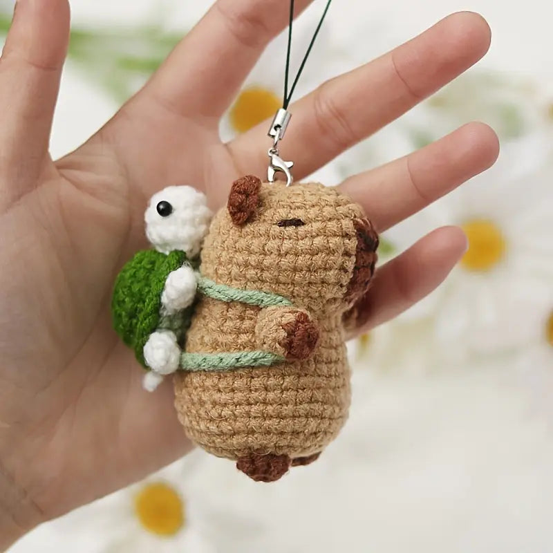 Capybara Crochet Kit for Beginners DIY – All-in-One Handmade Starter Set for Relaxation & Focus