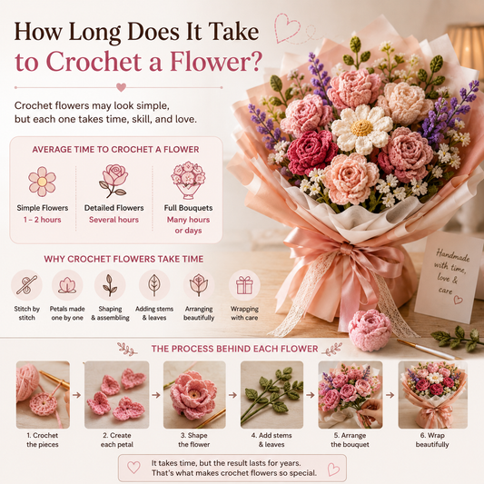 How Long Does It Take to Crochet a Flower?