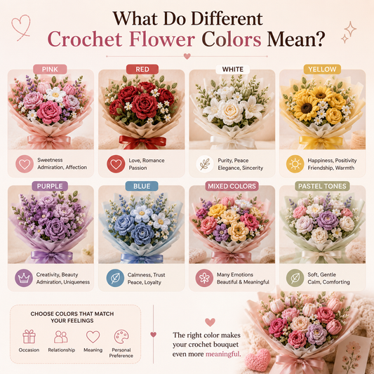 What Do Different Crochet Flower Colors Mean?