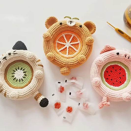 3 pcs Crochet Kit for Beginners – All-in-One Handmade Starter Set for Relaxation & Focus